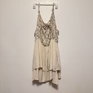 Thorn & Fable Hot Topic Babydoll Mini Dress 5X Forest Fairy Mushroom Whimsical